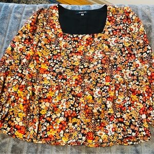 Sugarlips Autumn Floral Blouse